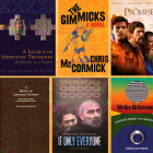 Collage of books and films on Armenian history and culture