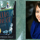 Author Erin Kelly and her book Hello Universe