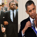 John Lewis, Barak Obama and MLK