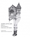Book cover for Alien Love Life. words & art by Ariana Denevi Weckstein. Issue #1, Polyamory & parallel universes