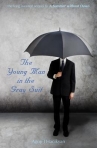 Book cover for The young man in the gray suit