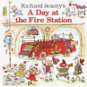 Book cover for Richard Scarry's a Day at the Fire Station 