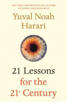 Book cover for 21 lessons for the 21st century