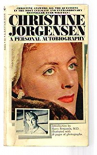 Book cover for Christine Jorgensen; personal autobiography. With an introd. by Harry Benjamin.