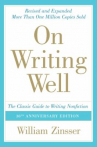 Book cover for On writing well : the classic guide to writing nonfiction