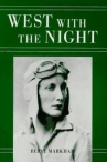Book cover for West with the night