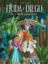 Book cover for Frida y Diego en el país de las calaveras