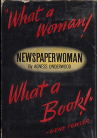 Book cover for Newspaperwoman