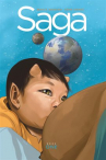 Book cover for Saga Book One: Deluxe Edition