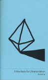 Book cover for A Manifesto for Ultratranslation = Un manifiesto para la ultratraduccion