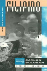 Book cover for On becoming Filipino : selected writings of Carlos Bulosan 