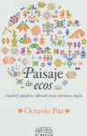 Book cover for Paisaje de ecos: español, zapoteco, náhuatl, mixe, totonaco, inglés