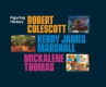 Book cover for Figuring History: Robert Colescott, Kerry James Marshall, Mickalene Thomas