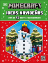 Book cover of Minecraft ideas navideñas 