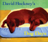 Book cover of David Hockney's dog days.