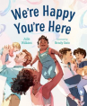 Book cover of We're happy you're here 
