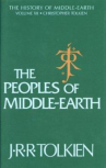 Book cover of The peoples of Middle-earth 