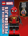 Book cover of LEGO Marvel enciclopedia de personajes.