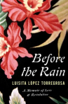 Book cover for Before the rain : a memoir of love and revolution