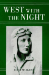 Book cover for West with the night
