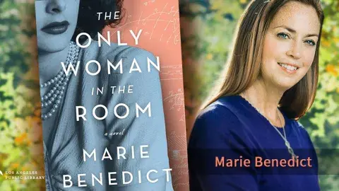 Author Marie Benedict and her latest novel, The Only Women in the Room