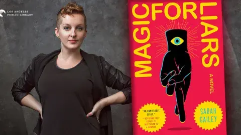Author Sarah Gailey and her novel, Magic For Liars