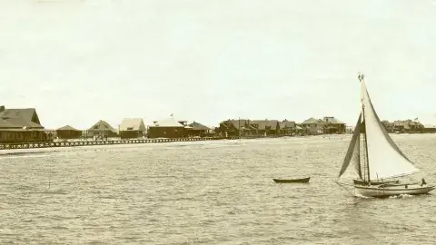 Looking northeast towards Brighton Beach