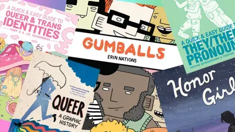 collage of 5 graphic memoirs