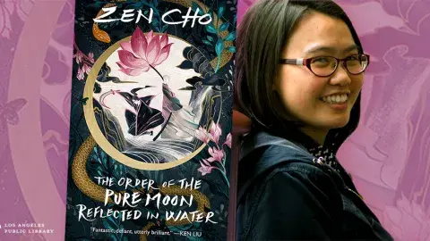 Author Zen Cho and her latest novel, The Order of the Pure Moon Reflected in Water