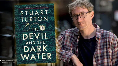 Freelance journalist, Stuart Turton and his latest book, The Devil and the Dark Water