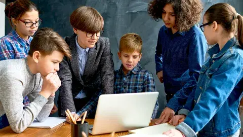 Group of young, budding entrepreneurs