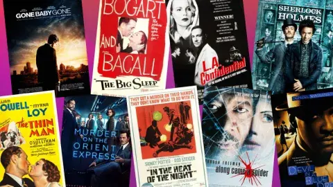 Collage of films adapted from books