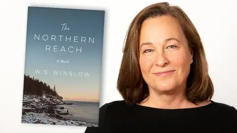 Author W. S. Winslow and her first novel, The Northern Reach