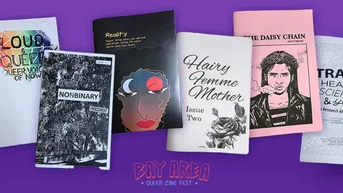 collage of queer zine covers