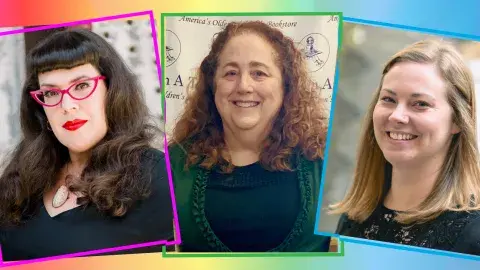Children authors working at Los Angeles Public Library