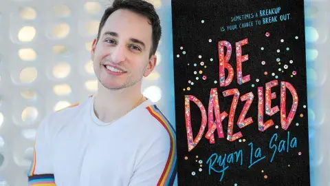 Author Ryan La Sala and his latest novel, Be Dazzled