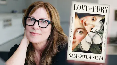 Author Samantha Silva and her latest novel, Love and Fury: A Novel of Mary Wollstonecraft