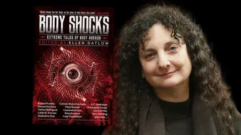 Author Ellen Datlow and her latest book, Body Shocks: Extreme Tales of Body Horror