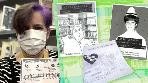 Zine author, Jenna Freedman and her zine series, Unprecedented