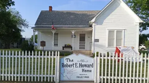 The Robert E. Howard Museum in Cross Plains, Texas