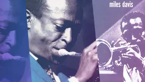 Miles Davis on his album covers, Kind of Blue and Birth of The Cool