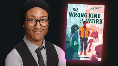 Author James Ramos and his latest book, The Wrong Kind of Weird