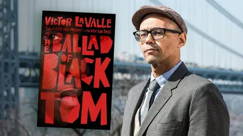 Author Victor LaValle and his latest book, The Ballad of Black Tom