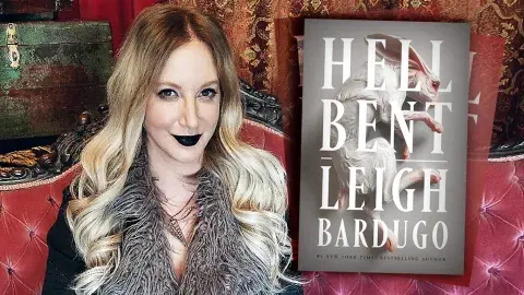 Author Leigh Bardugo and her latest novel, Hell Bent