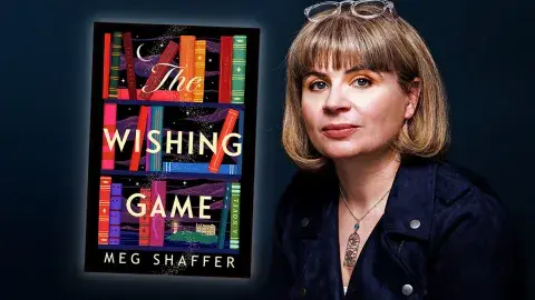 Author Meg Shaffer and her debut novel, The Wishing Game