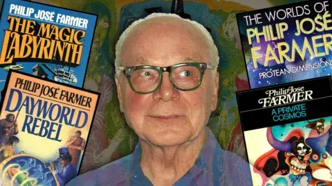 Philip Jose Farmer and 4 of his books