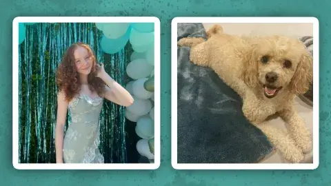 Victoria M. and her cute poodle
