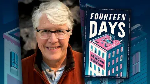 Author Douglas Preston and his latest novel, Fourteen Days
