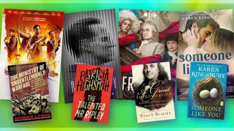 Collage of films and their adapted books