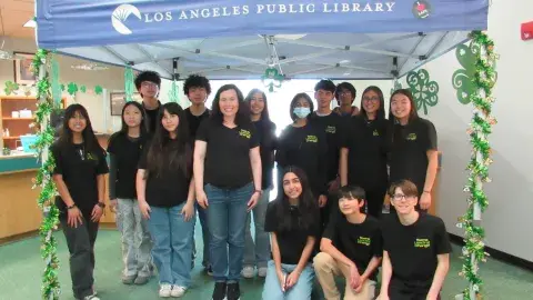 Platt Branch teen volunteers